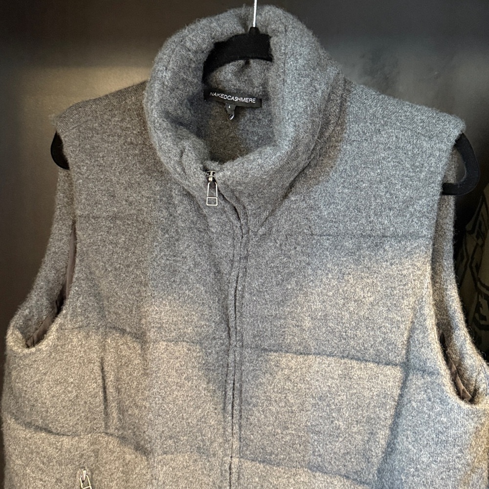 NakedCashmere Charcoal Cashmere Vest